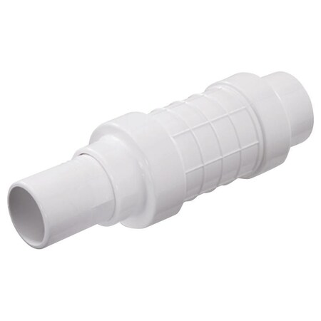 Nds QuikFix QF0500 Pipe Repair Coupling, 12 in, Socket x Spigot, White, SCH 40 Schedule 118-05/QF-0500